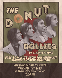 The Donut Dollies A Free Veterans Day Performance by Spartan Stage Studios Nov 11 Broad Run High