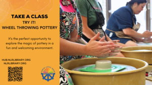Class: Try It! Wheel Throwing Pottery Spanish-Friendly – A Hands-On Introduction to Clay! NLR