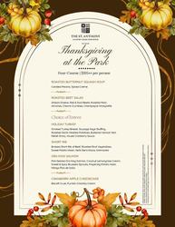 Gallery on the Park Four-Course Thanksgiving Special