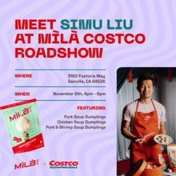 Meet Simu Liu at MìLà Costco Roadshow