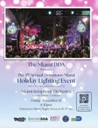 Downtown Miami Holiday Lighting