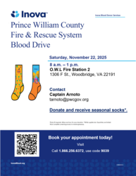 Prince William County Fire & Rescue System Blood Drive