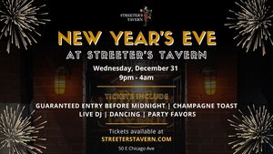 New Year's Eve 2026 at Streeter's Tavern