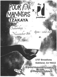 Pour Manners Izakaya Pop-Up at The Punchdown