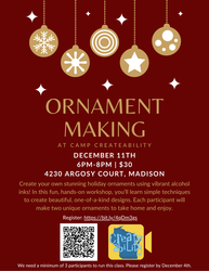 Ornament Making Class
