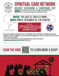 Spiritual Care Network: Holiday Gathering & Christmas Gift Drive