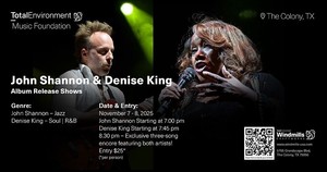 John Shannon & Denise King Album Release Weekend at Windmills Brewery