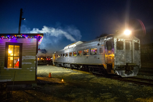 Ride a Vintage Train to Visit Santa Claus - All Aboard "The Snow Clipper" for the First Gift Express