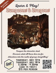 Dungeons & Dragons 101: Learn & Play at Bard & Baker