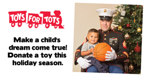 Toys for Tots at The Mariners'