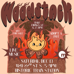 WoodStack: Fresh Art | Live Music | Raku Demos | and More