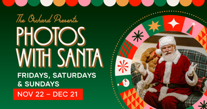 FREE Photos with Santa at The Orchard Town Center