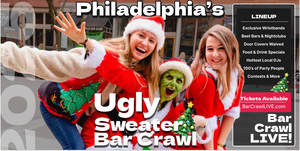 2025 Official Ugly Sweater Bar Crawl Philadelphia Bar Crawl LIVE!