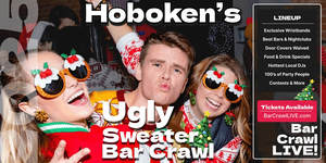 2025 Official Ugly Sweater Bar Crawl Hoboken by Bar Crawl LIVE!