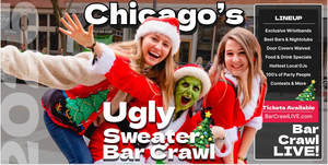 2025 Official Ugly Sweater Bar Crawl Chicago Bar Crawl LIVE!
