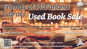 Friends of McFarland Library Used Book Sale
