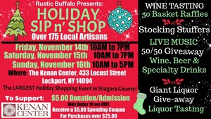 RUSTIC BUFFALO's ANNUAL HOLIDAY SIP & SHOP
