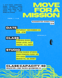 Youth ALL Level Jazz Dance Class - Nov 22nd 1-2pm, Divine Dance - 2000 Powers Ferry Rd Marietta, GA