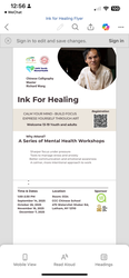 Free Ink for healing workshops