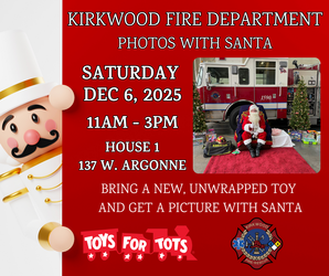 Photos with Santa - Kirkwood Fire Toys for Tots
