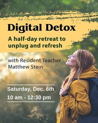 Digital Detox: A half day meditation retreat