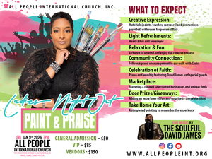 Ladies Night Out: Paint & Praise - Hosted by Lady Shironda Jones
