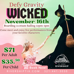 Wicked Themed Character Experience Lunch Cruise Aboard the Barbara Lee