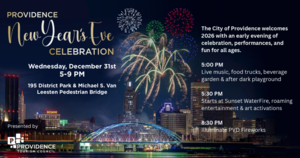 Providence New Year’s Eve Celebration & Illuminate PVD Fireworks Display