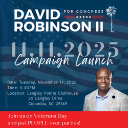 David Robinson II's Official Campaign Launch