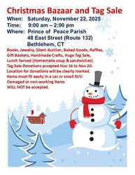 Christmas Bazaar and Tag Sale