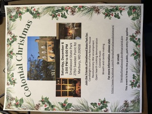 Colonial Christmas Smallwood State Park