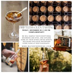 Driftless Glen Waterford Exclusive Whiskey Tasting