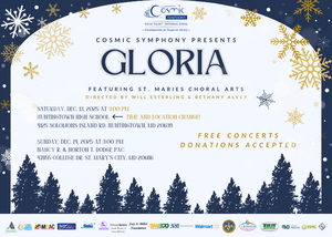 COSMIC Symphony's holiday concert  “Gloria,