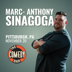 NOVEMBER 20: Marc-Anthony Sinagoga headlines The Comedy Bar