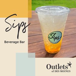Sips Beverage Bar Will Be at The Outlets of Des Moines