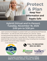 Protect & Plan: Keeping Your Information and Assets Safe