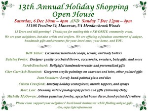 13th Annual Holiday Shopping Open House