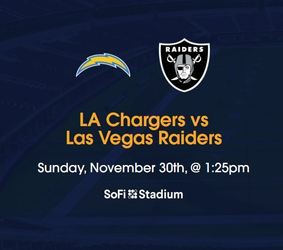 2025 LA Chargers vs Las Vegas Raiders