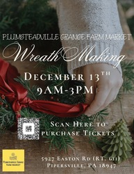 Wreath Making at Plumsteadville Grange!