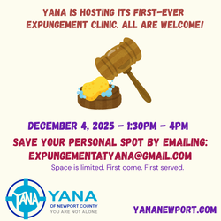 YANA Newport to host free Expungement Clinic