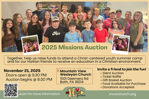2025 Missions Auction