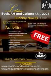 International Latino Book Art and Cultura Fair #FILAC Feria del libro arte y cultura 2025