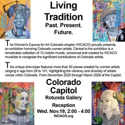 Opening at Colorado State Capitol for Murals of CO Women Artists