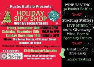 RUSTIC BUFFALO's ANNUAL HOLIDAY SIP & SHOP