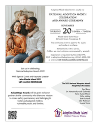 National Adoption Month State House Celebration and Awards Ceremony