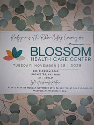 Blossom Health Care Center Ribbon Cutting Ceremony