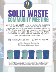 Solid Waste Community Meeting