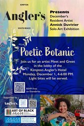 Poetic Botanic, Solo Art Exhibition by Haitian Artist Annick Duvivier