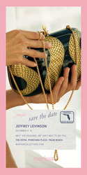 Jeffrey Levinson Pop-Up + Personal Appearance - 12/4 - 12/6