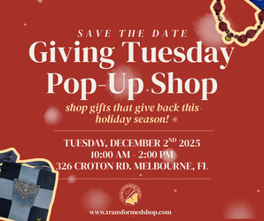 Transformed Shop Giving Tuesday Pop-Up